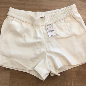 White J Crew shorts NWT